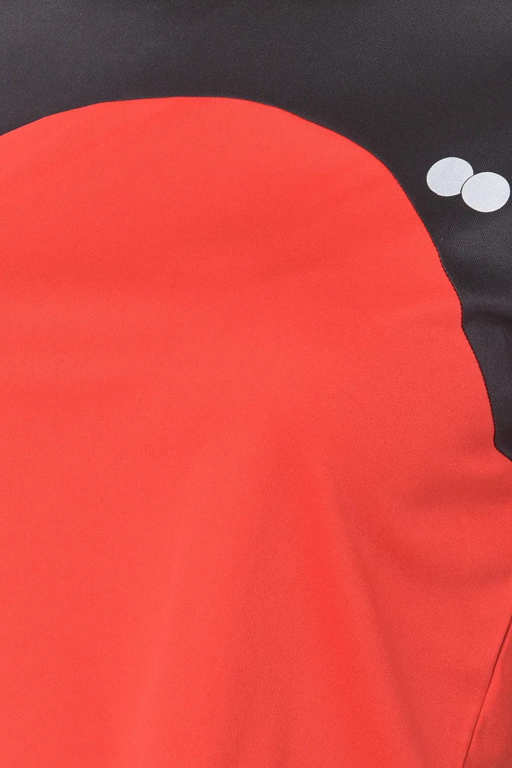 Comfort Fit Active Cropped T-shirt in Red with Yoke Panel image 4