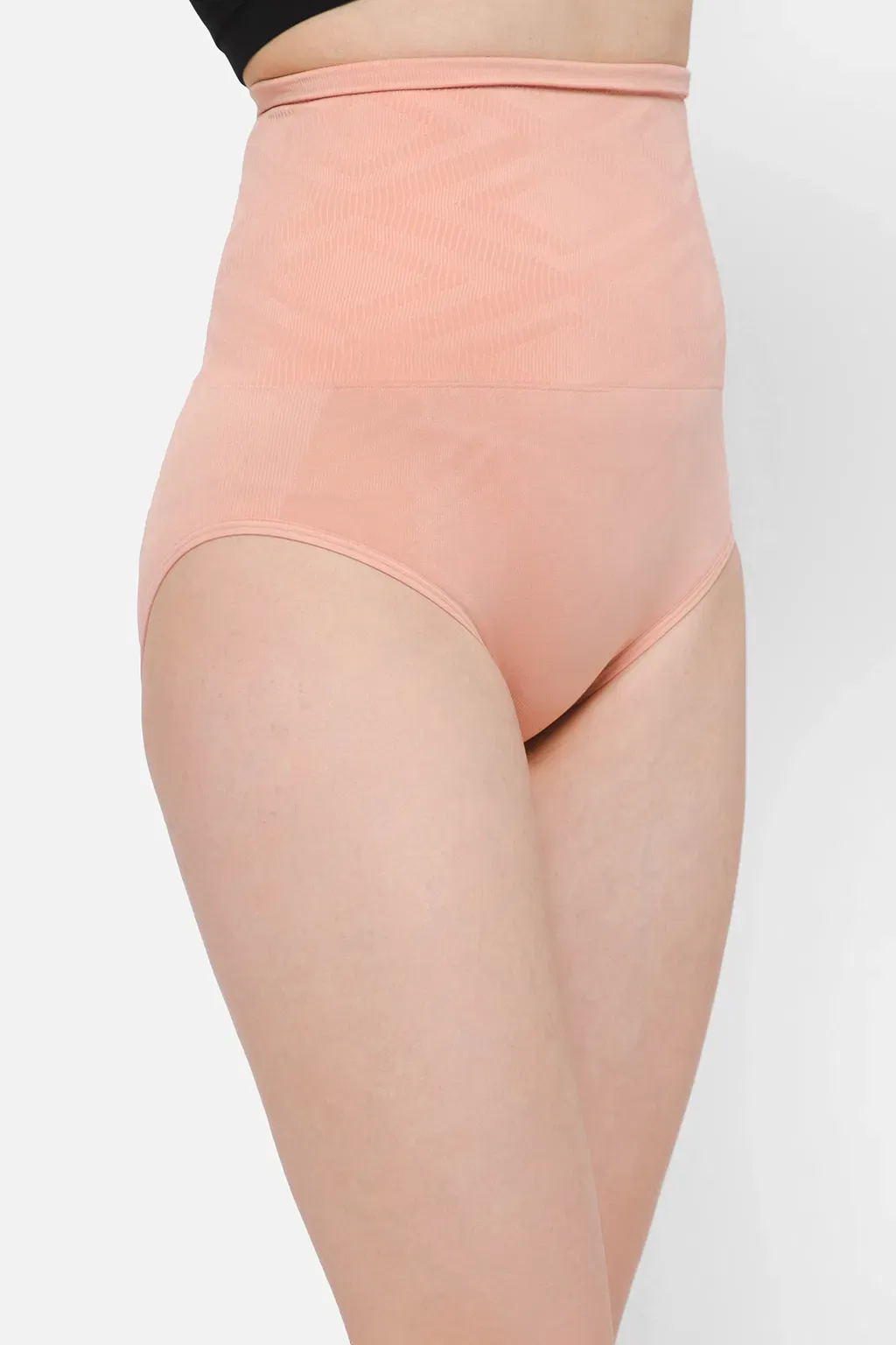 High Waist Tummy Tucker in Peach Colour image 3