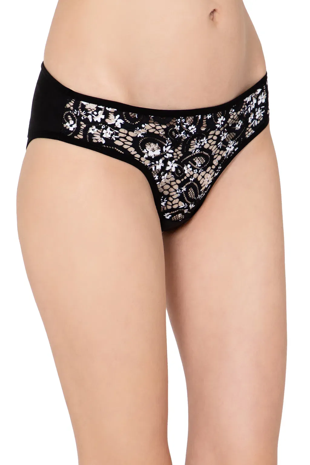 Low Waist Bikini Panty in Black image 2